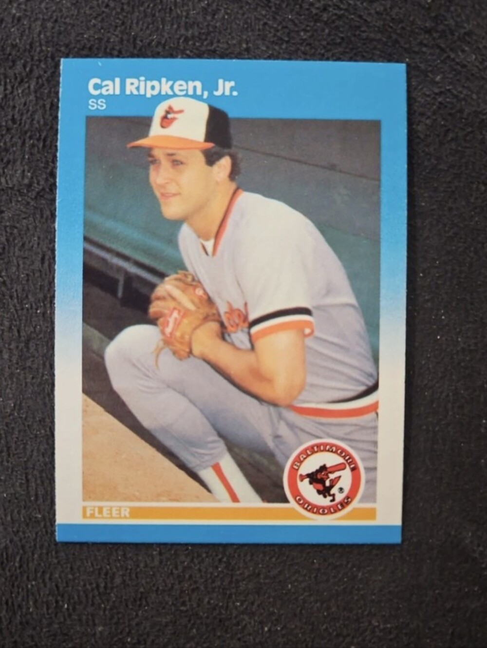 1987 Fleer #478 Cal Ripken, Jr.  Baltimore Orioles NM